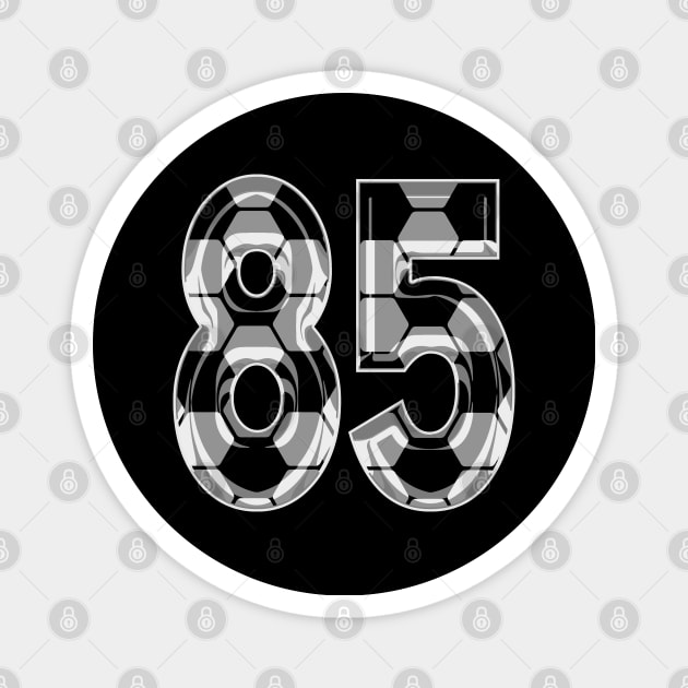 Soccer Number 85 Soccer Jersey #85 Soccer Mom Player Fan Magnet by TeeCreations